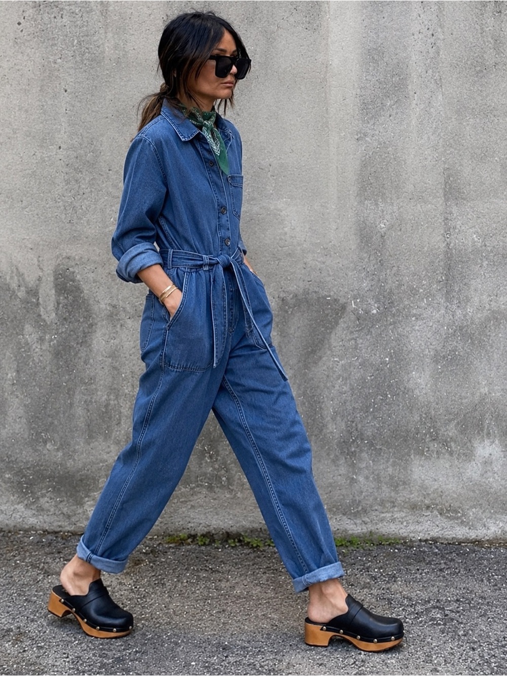 Point Sur Button Front Jumpsuit Size 6